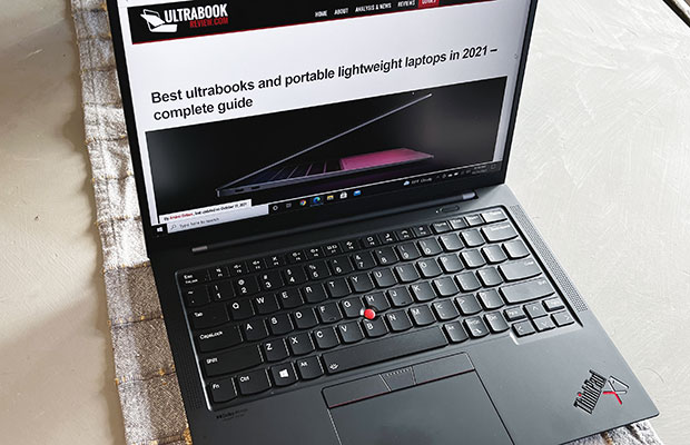 Lenovo ThinkPad X1 Carbon review (gen 9 - Core i7, 16:10 display)
