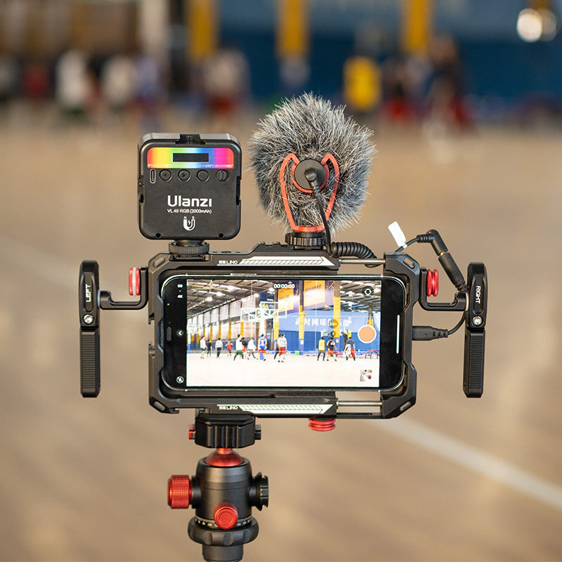 Dual-Handle Metal Smartphone Rig | Phone Cinema Cage