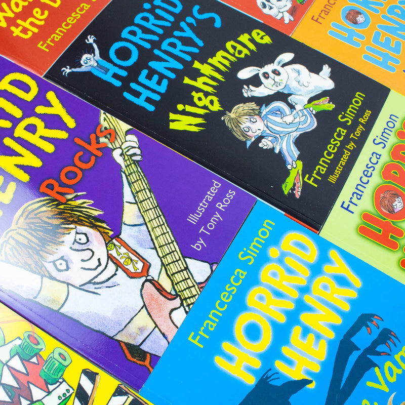 Horrid Henry Francesca Simon 10 Books Collection Set (Moody Margaret S