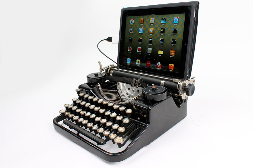 USB Typewriter ~ Typewriter Computer Keyboard / iPad Stand (Model A)