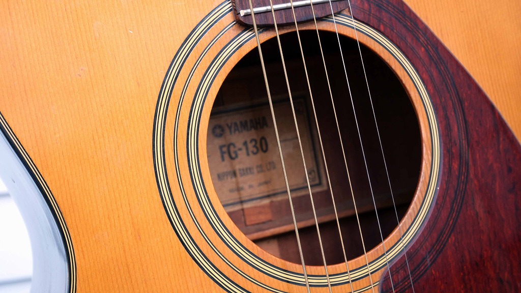 YAMAHA FG-130「グリーンラベル期の超コスパモデル」 - 20世紀ギター