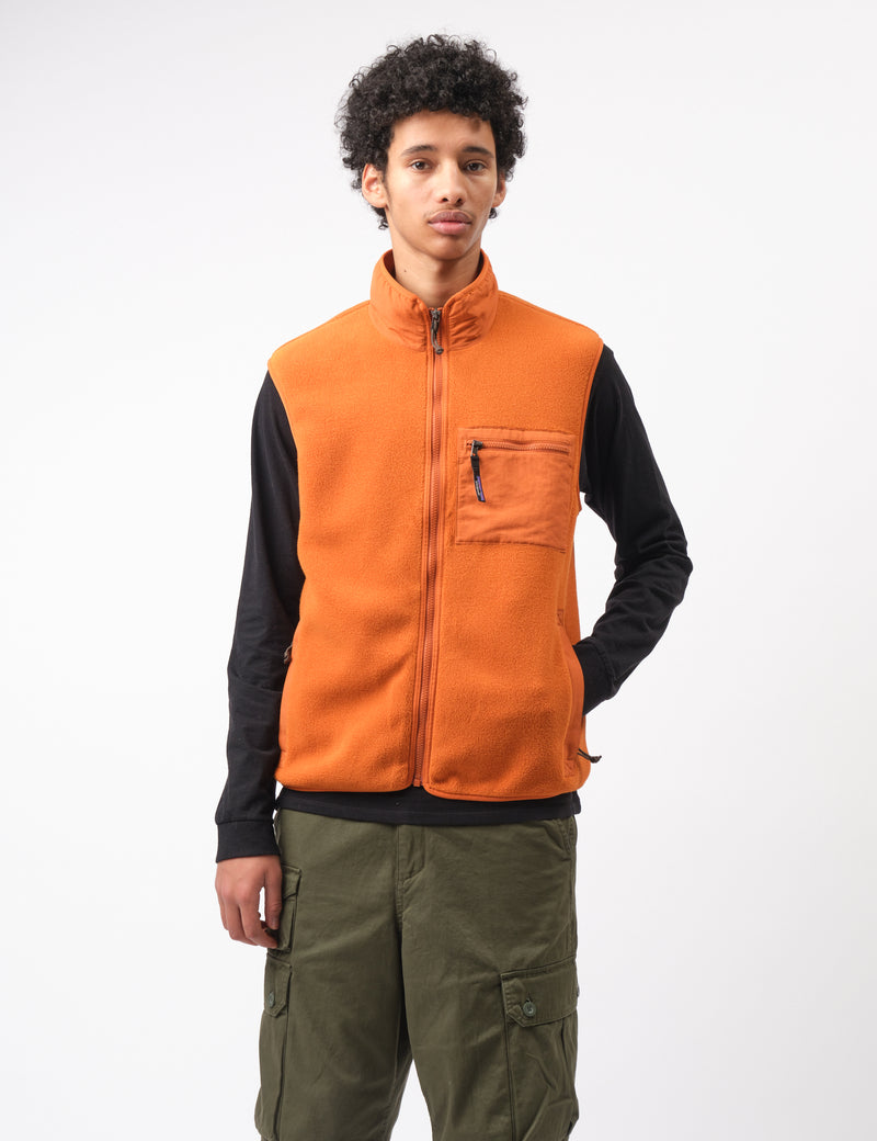 Patagonia Synch Fleece Vest - Redtail Rust | Urban Excess. – URBAN