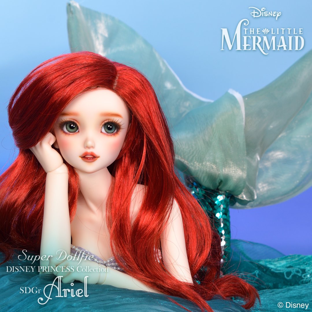Super Dollfie DISNEY PRINCESS Collection『SDGr Ariel』ご注文受付中