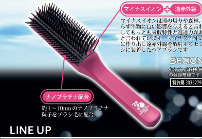 ベス工業株式会社 [マイナスイオントリートメントブラシ商品情報]