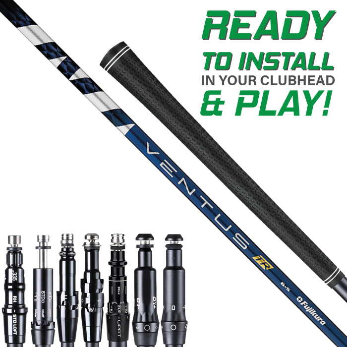 Fujikura Ventus TR Blue assembled w/ Adapter Tip & Grip