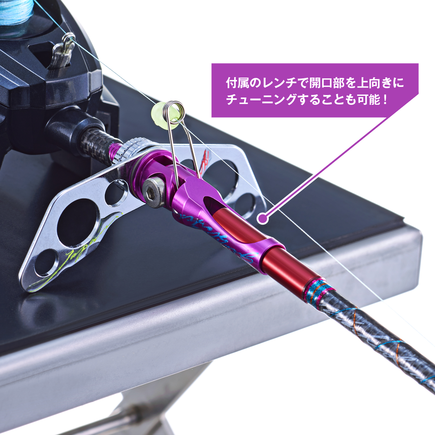 旧車　バリバス　桧原MAX 319 SFX VARIVAS（バリバス） ワカサギ穂先 -桧原MAX319 燻紫銀 SFX : つり具