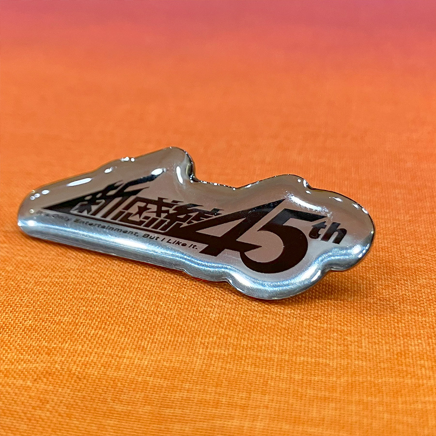 劇団☆新感線45周年ロゴ ピンバッジ｜限定記念アイテム