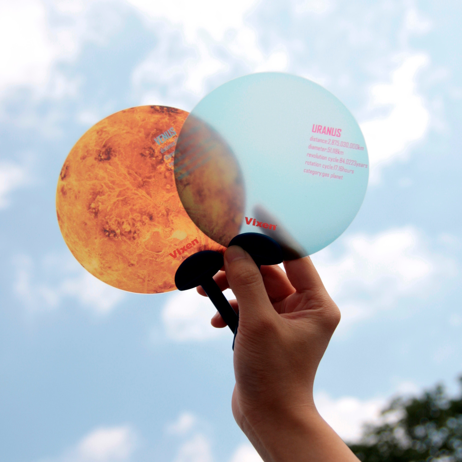 Vixen ステーショナリー Wakuwaku!惑星トレーディングミニうちわ