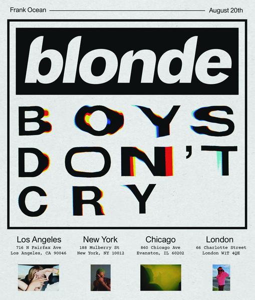 Frank Ocean Drops 'Boys Don't Cry' Zine