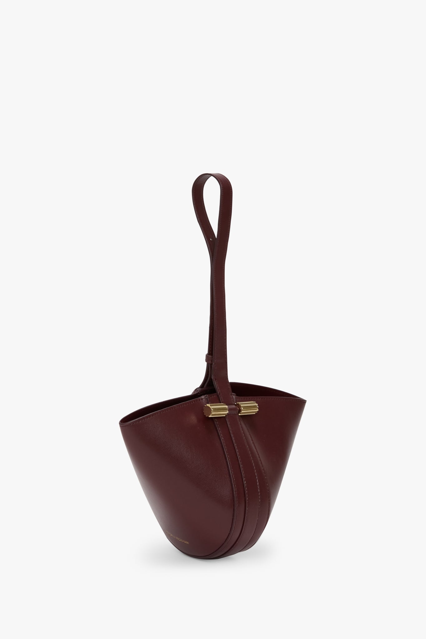 Portofino Dia Clutch In Burgundy Leather – Victoria Beckham UK