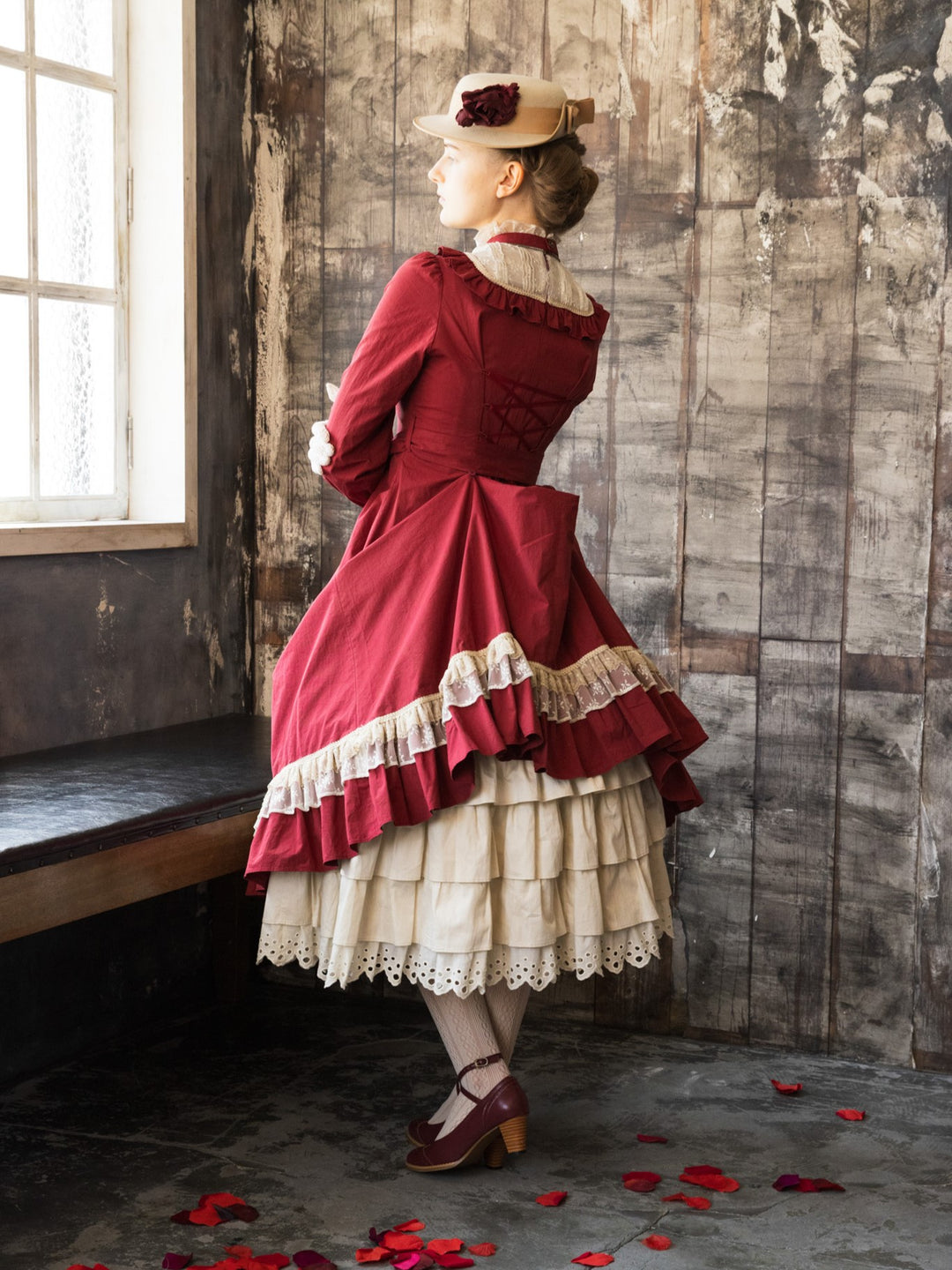 antiqueクラシカルドールドレス（ロング丈） - lolita fashion japan