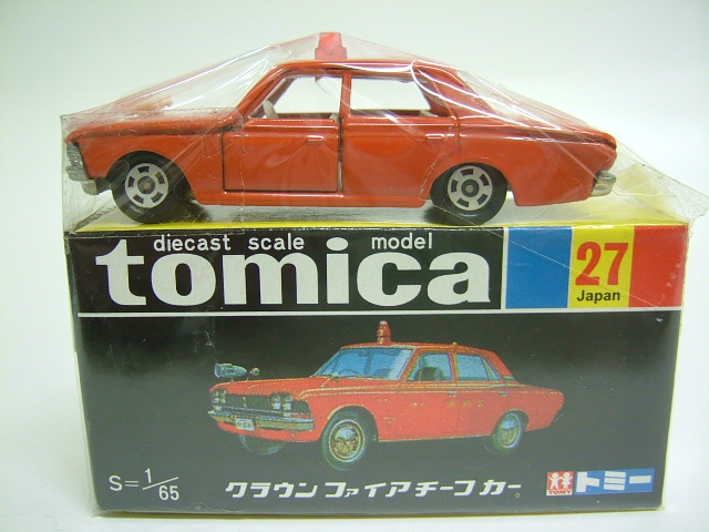 黒箱トミカ（復刻版） No.027 クラウン ファイア チーフ カー