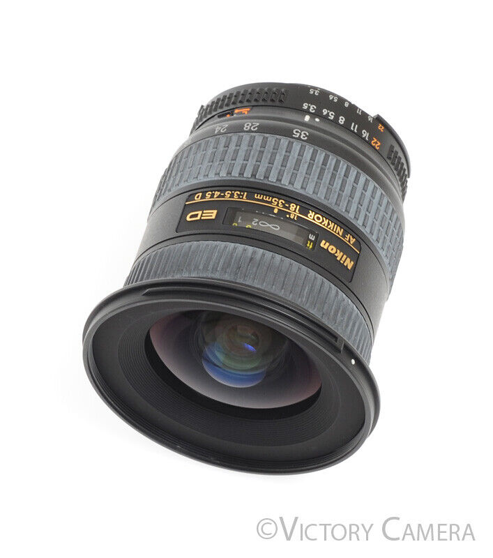 Nikon Nikkor 18-35mm F3.5-4.5 AF-D ED Full Frame Wide-Angle Zoom Lens