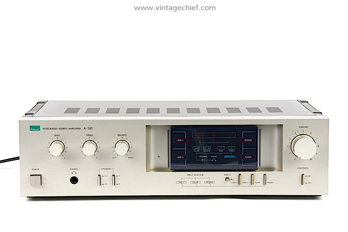 Sansui A-505 Integrated Stereo Amplifier | Stereo | Phono