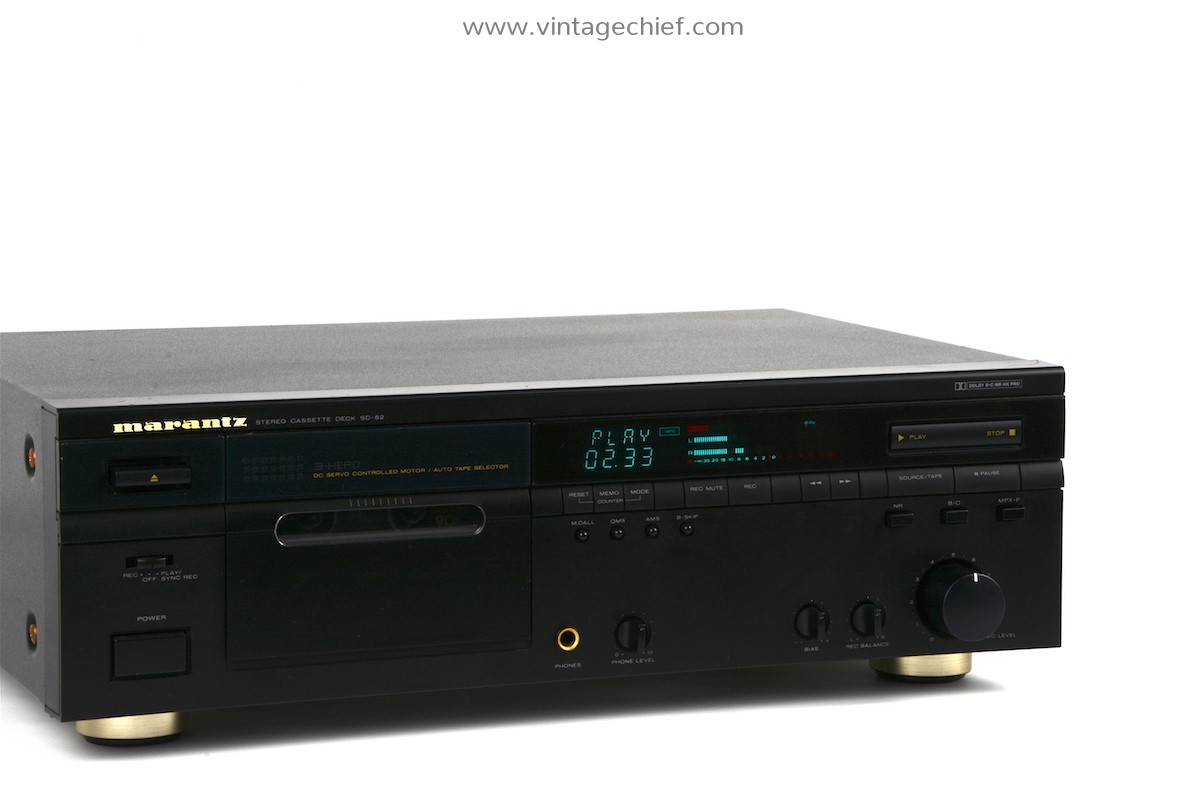 Audiophile Marantz SD-62 Cassette Deck | 3 Head Tape Deck