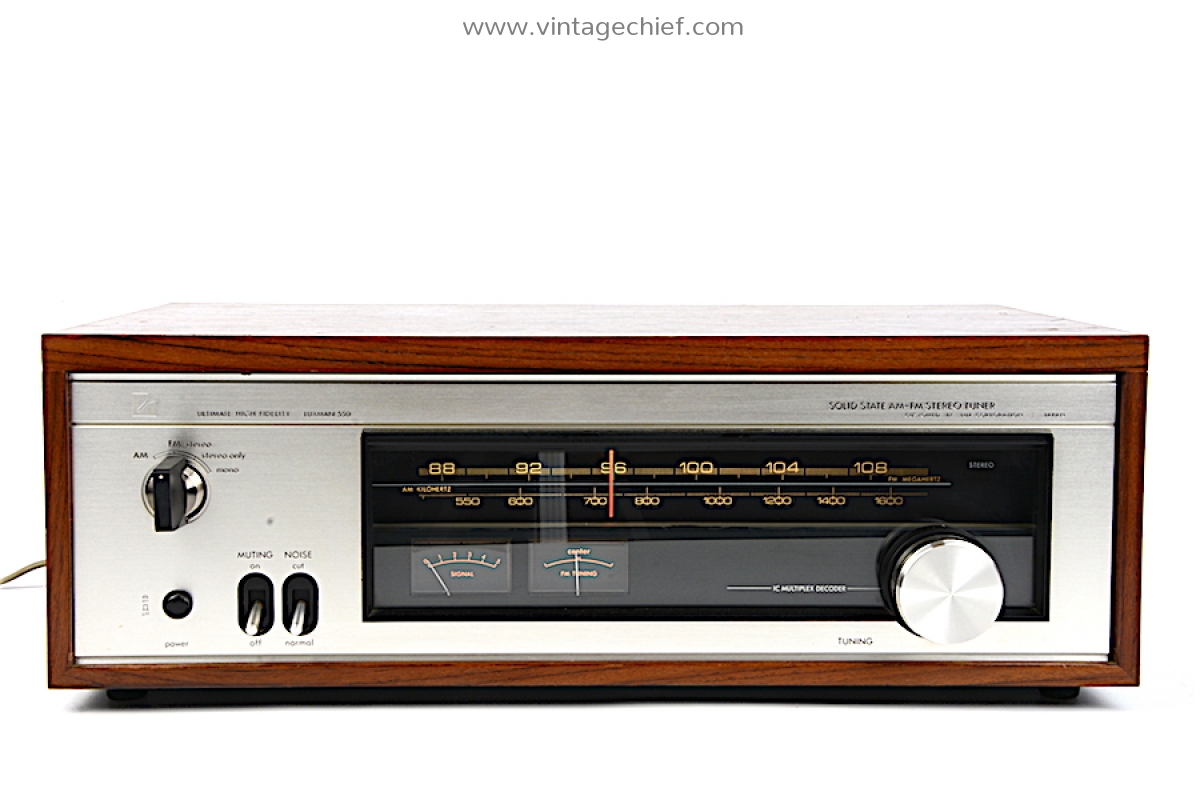 Luxman T-550 FM AM Tuner | Wooden Case | Vintage | Radio | Audio