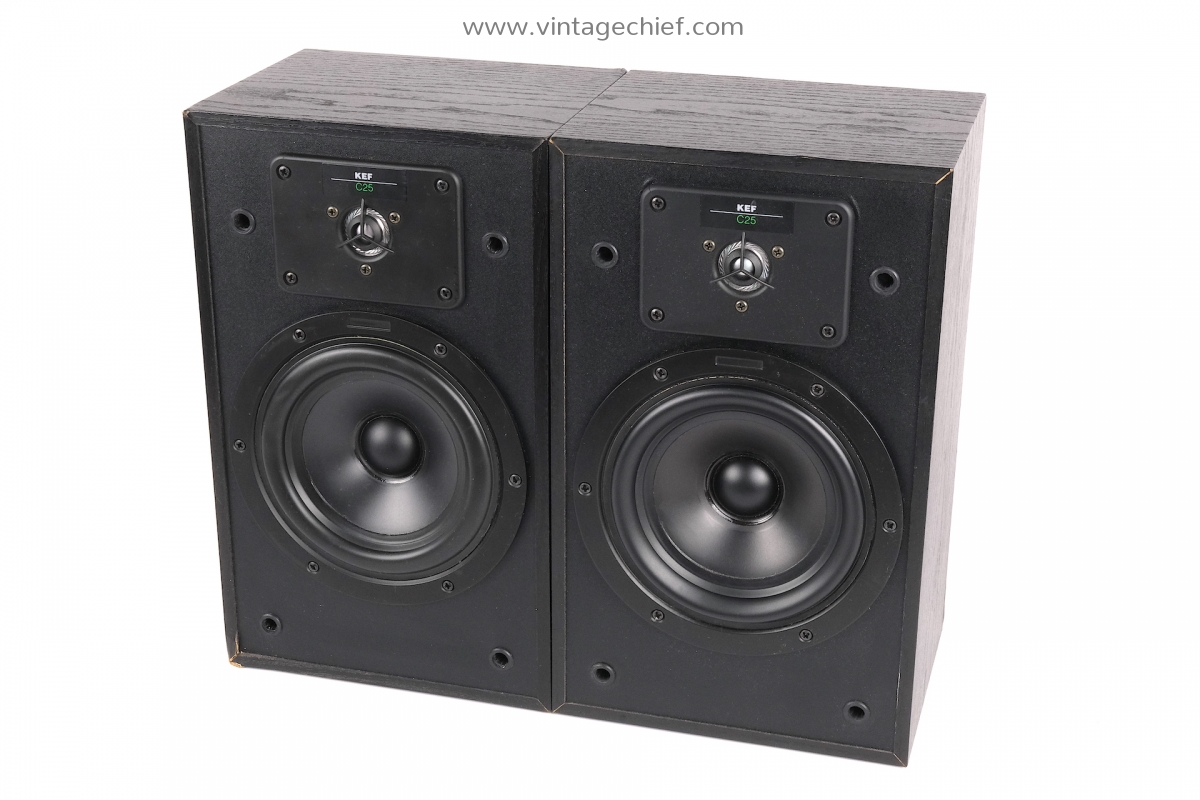 KEF C25 Speakers | KEF C25 Loudspeakers | KEF SP3092 | Black Ash