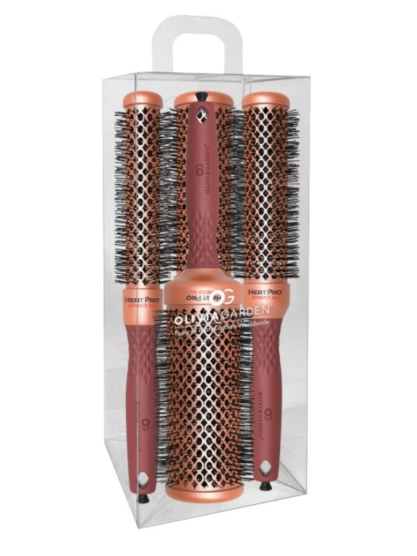 Olivia Garden Heat Pro Thermal Speed XL - 4pc | Fast-Drying Brush