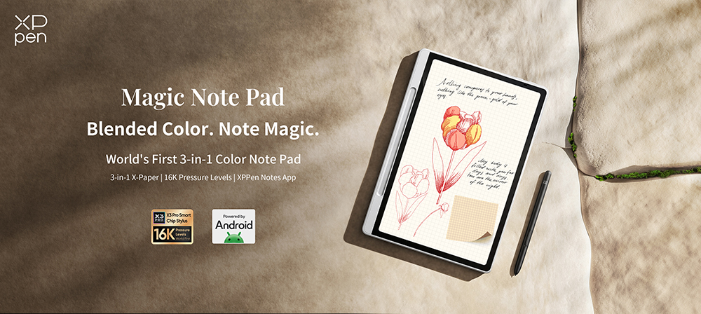 XPPen Unveils Magic Note Pad: Pioneering Digital Note-Taking with