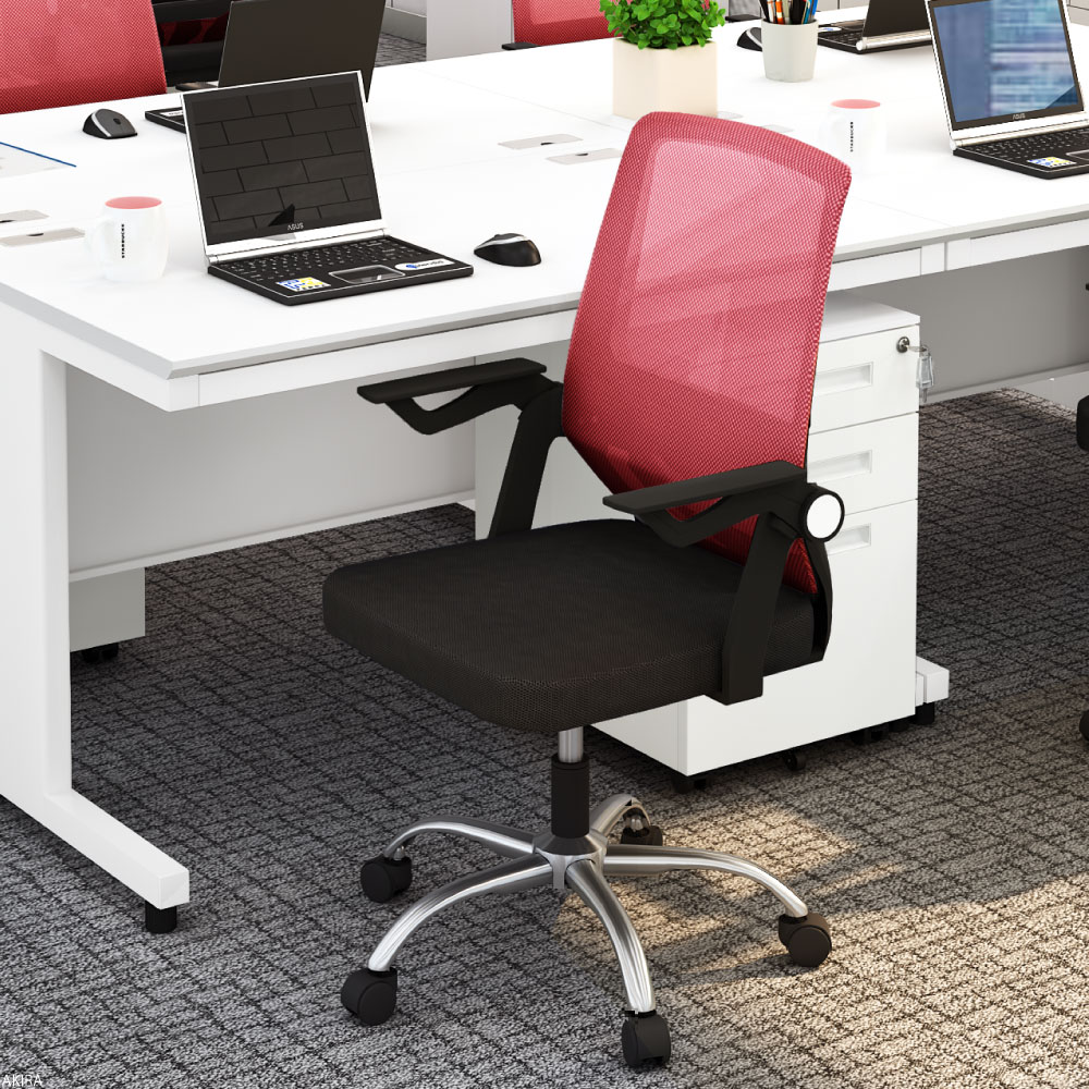 オフィスチェア デスクチェア パソコンチェア 跳ね上げ式 アームレスト