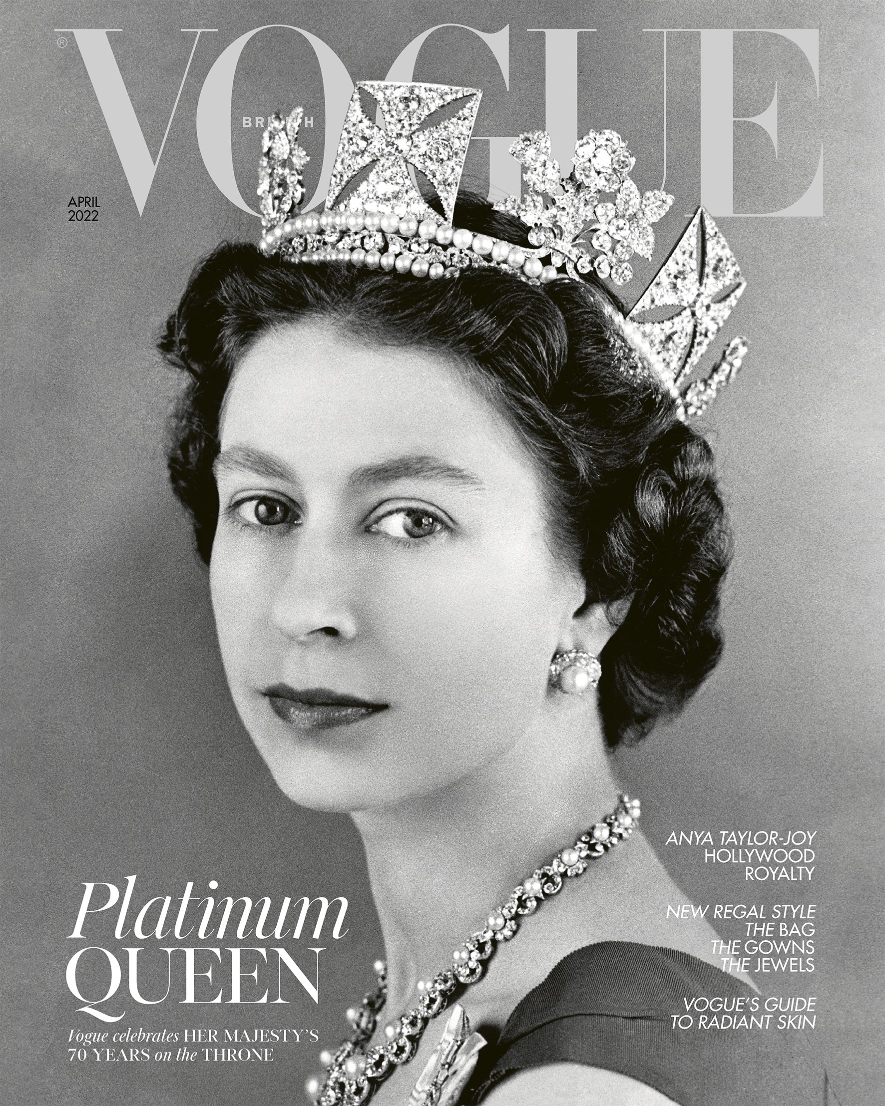 VOGUE UK MAGAZINE QUEEN ELIZABETH II PLATINUM JUBILEE SPECIAL