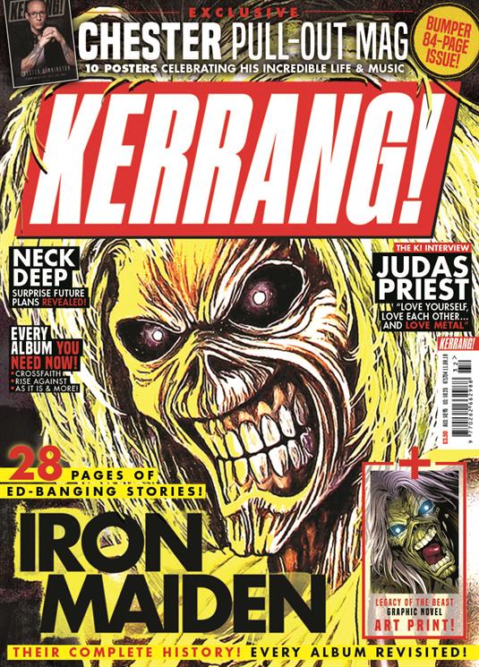 Kerrang! Magazine August 2018: Iron Maiden Cover and Legacy of the