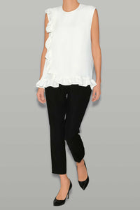 ノースリーブラップフリルブラウス – YOKO CHAN