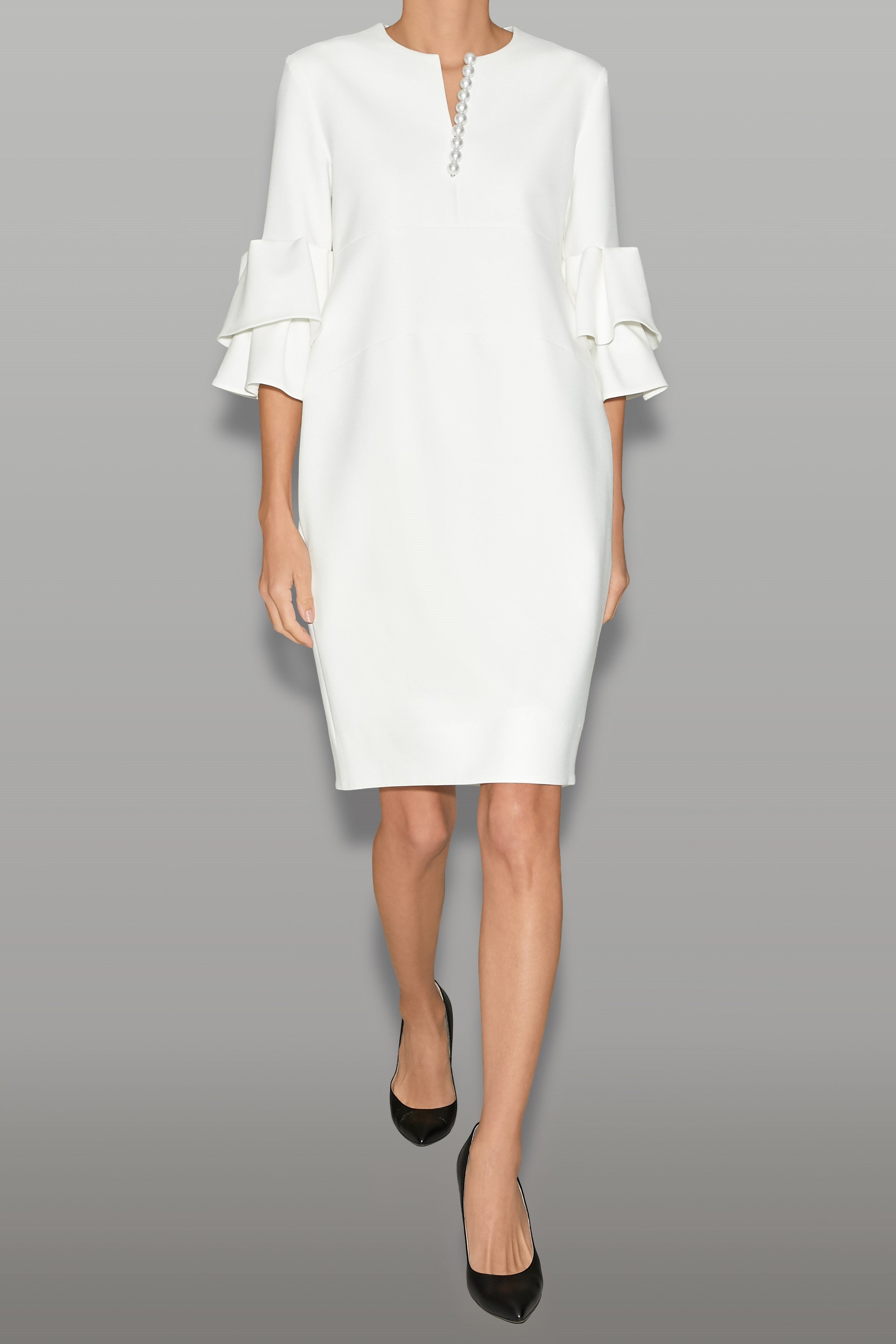 ティアードスリーブパールドレス – YOKO CHAN