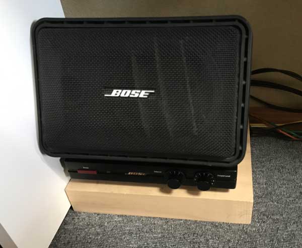 BOSE 1706 と YAMAHA AG06 | The modern stone age.