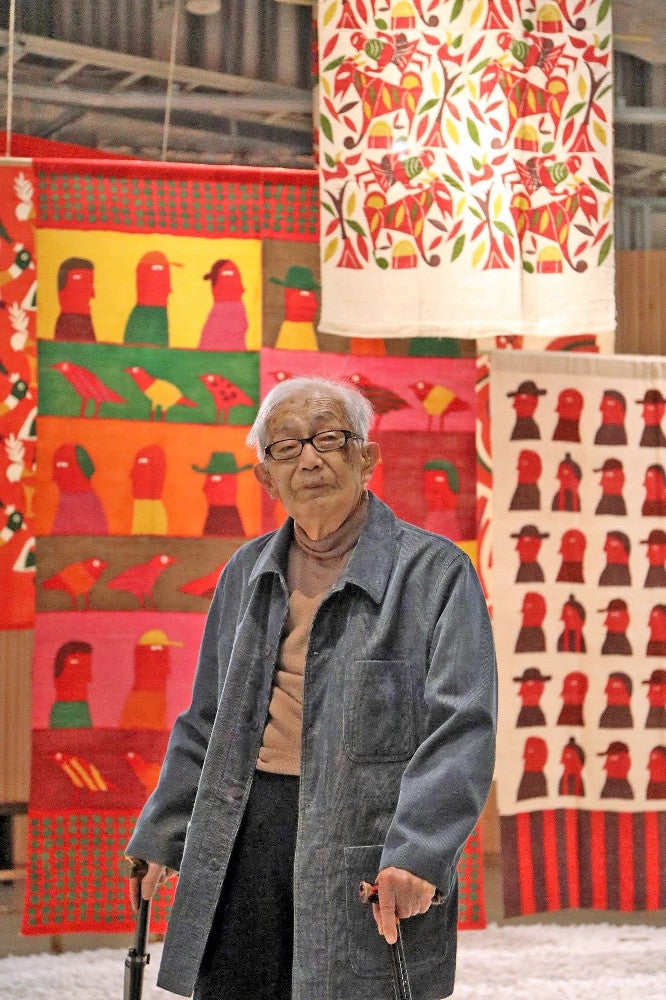 柚木沙弥郎(型染め・染色家)の足跡とサイカチ描いたエピソード、読売