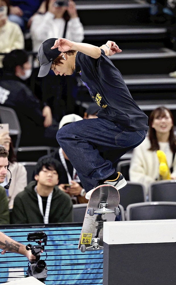 スケボー「SLS東京」で白井空良が決勝へ、ランで「9クラブ」…堀米