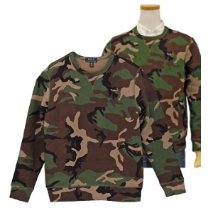 POLO ラルフローレンカモフラ柄 トレーナー送料無料 トレ-ナ-、パ-カ