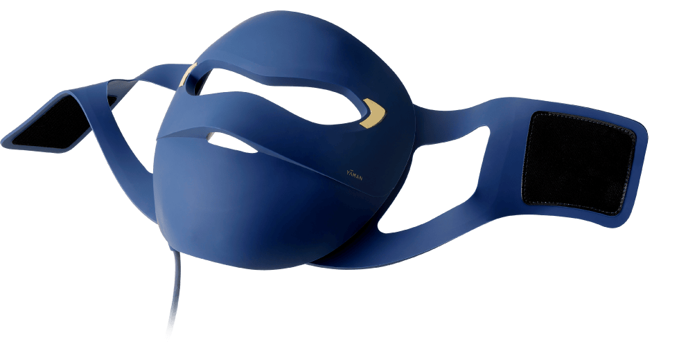 ヤーマン独自の505nmの青緑LED搭載の1回10分つけるだけマスク型美顔器