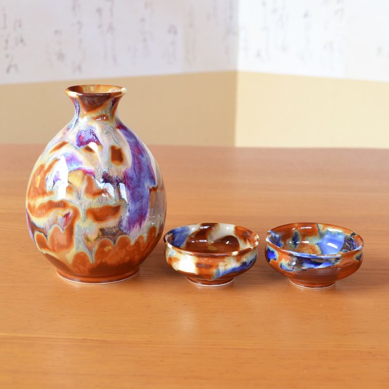 有田焼やきもの市場 | 有田焼 燦き 酒器セット 真右エ門窯 二代真右