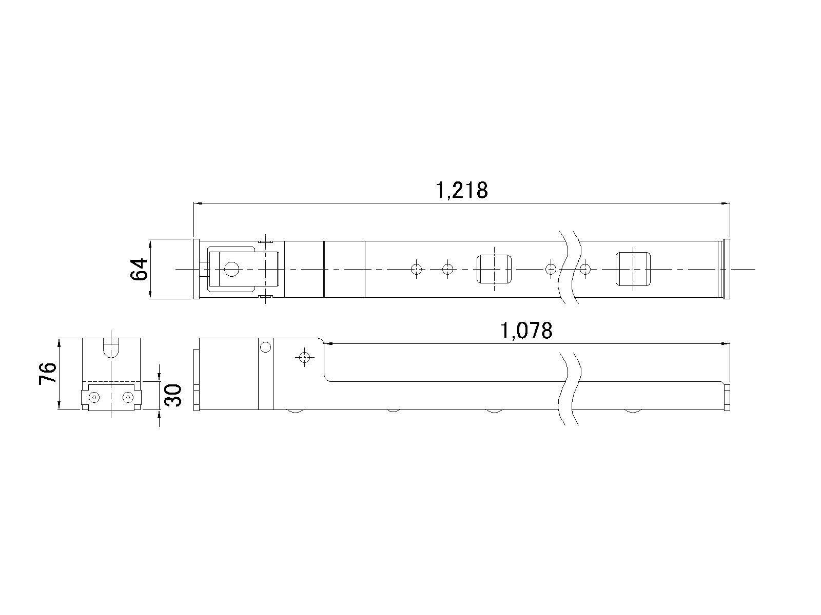 日軽金アクト ライトスライダー LSD-L-1100 Lタイプ(ローリフト