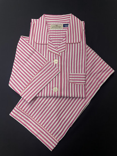 大和屋シャツ店 オンラインストア / 婦人 ピンクストライプ