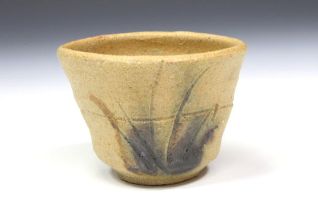 柳瀬美術店 / 林 恭助「黄瀬戸ぐい呑」共箱[HAYASHI Kyosuke]Sake cup