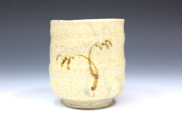 柳瀬美術店 / 川喜田半泥子「湯呑」共箱[KAWAKITA Handeishi]Tea cup