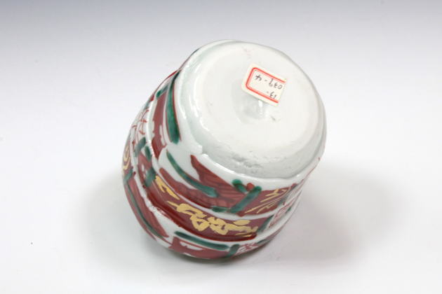 柳瀬美術店 / 松田百合子「盃（筒）」共箱[MATSUDA Yuriko]Sake cup