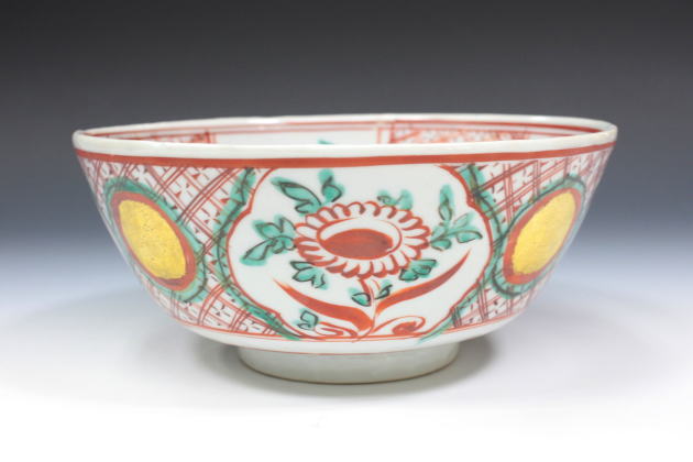 柳瀬美術店 / 荒川豊蔵「赤絵玉取獅子鉢」共箱[ARAKAWA Toyozo]Bowl