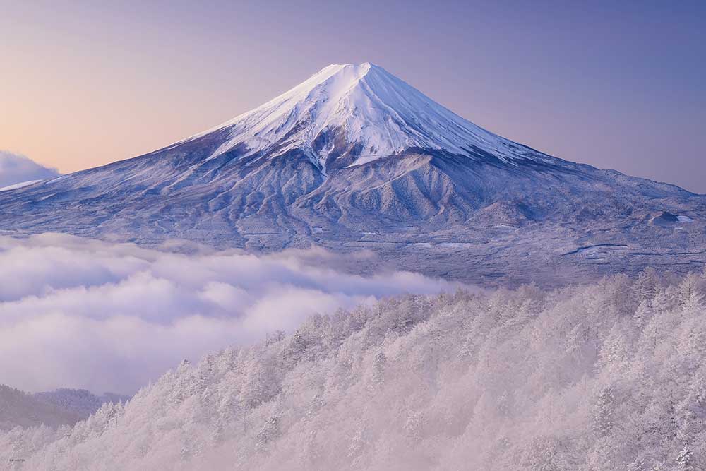 雪景色の三ツ峠より望む富士山（山梨） / ジグソーパズルやのまん通信販売