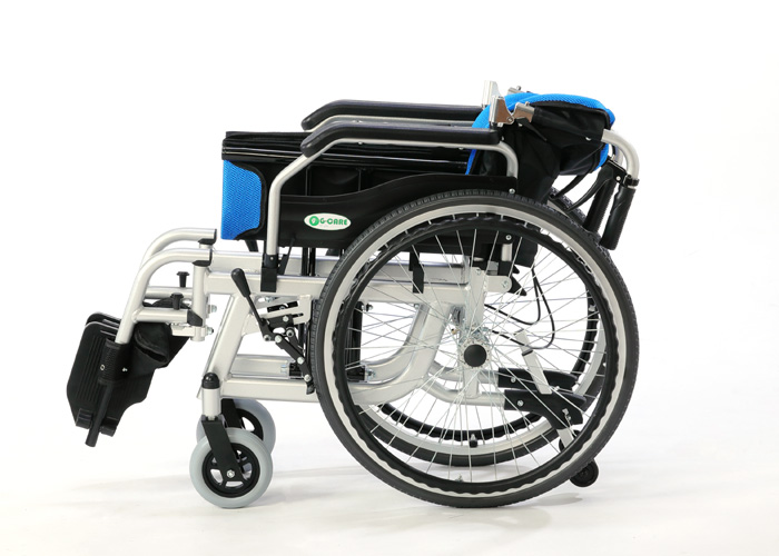 G-CARE】自走式アルミ製多機能タイプ車いすGC22-WHU-001【介護用品販売