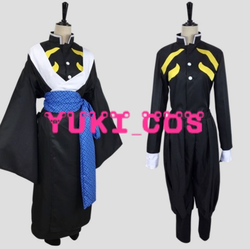 いかこま リンク 獪岳（かいがく）コスプレ衣装 S 道具刀 ウィッグ高