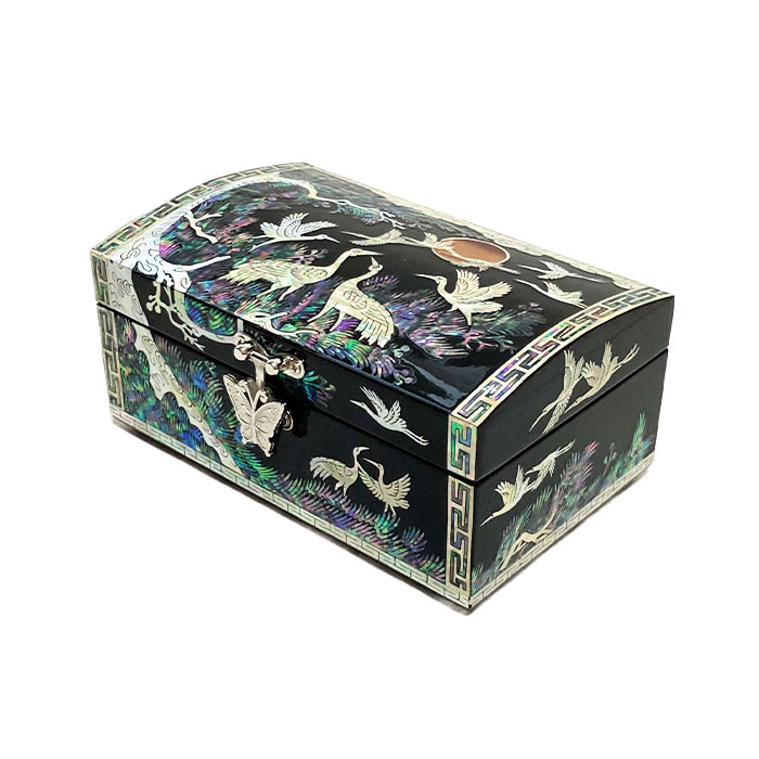 あずま送料無料 清末～民国期 雲龍図七宝宝石箱/小箱 中国古玩 送料