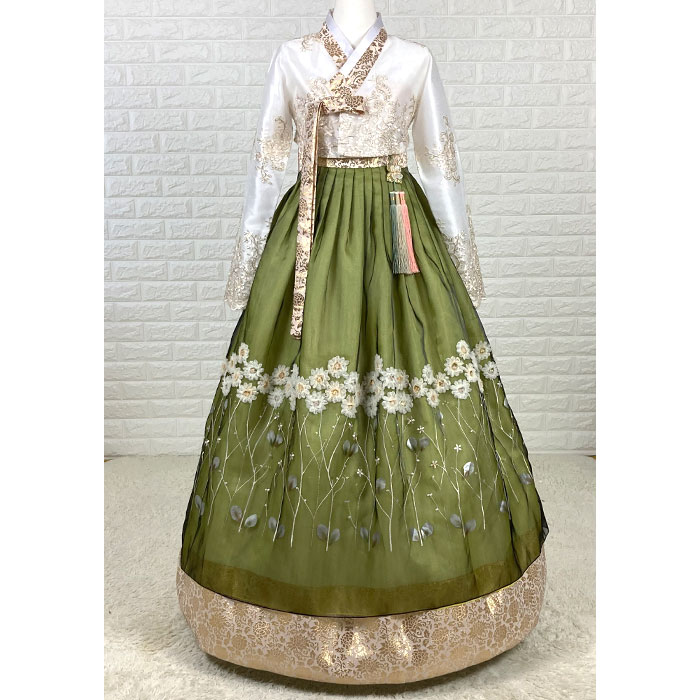 484_チマチョゴリレンタル韓服化繊_バスト81～91cm_身長+靴高さ166