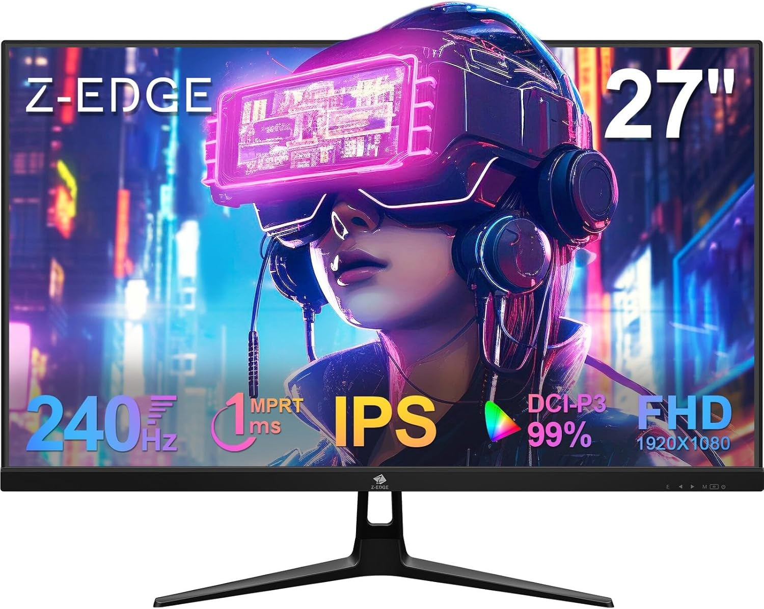 Z-EDGE UG27PJ 27 インチ ゲーミング モニター 240Hz 1ms IPS