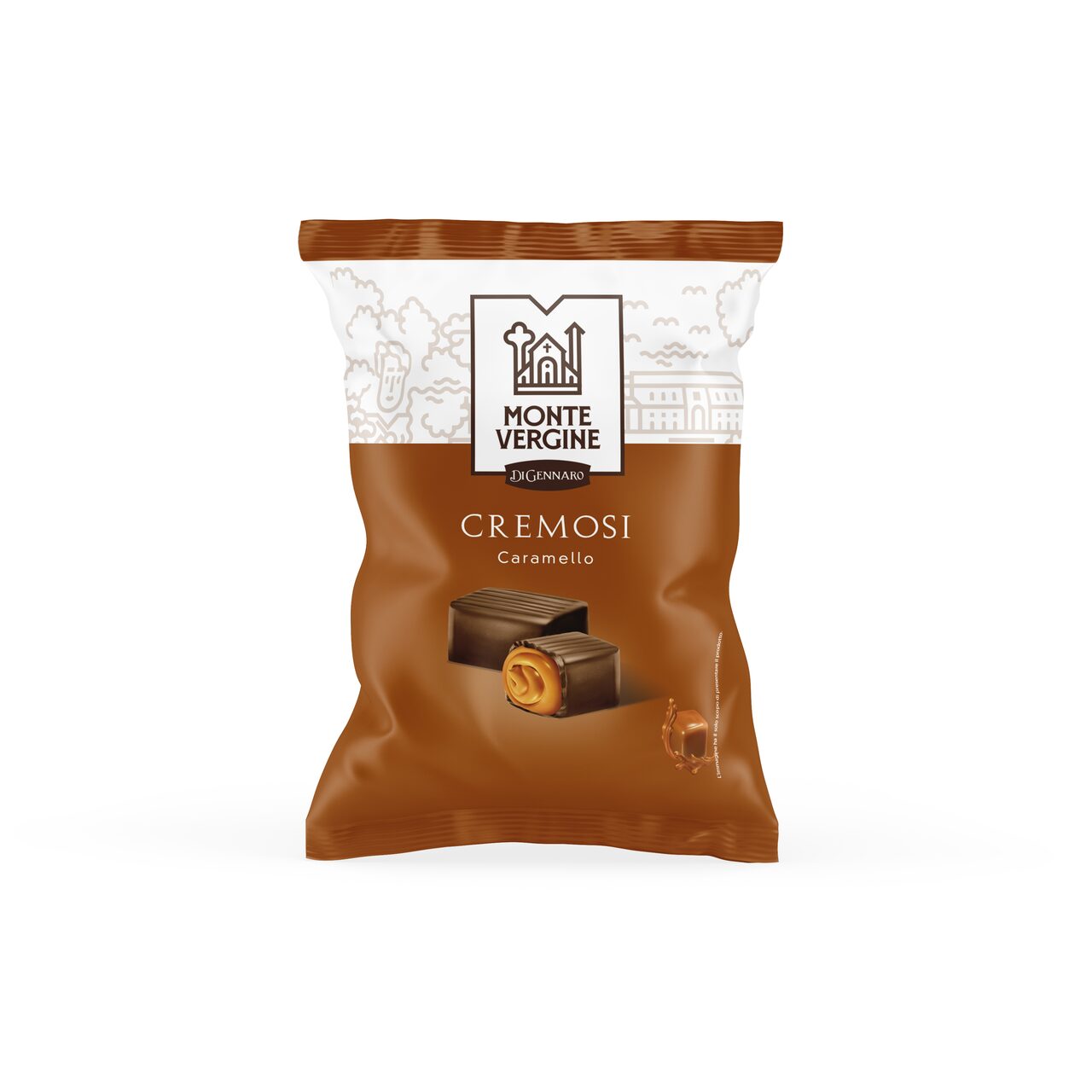 Praline de ciocolata cu crema de caramel Monte Vergine Cremosi