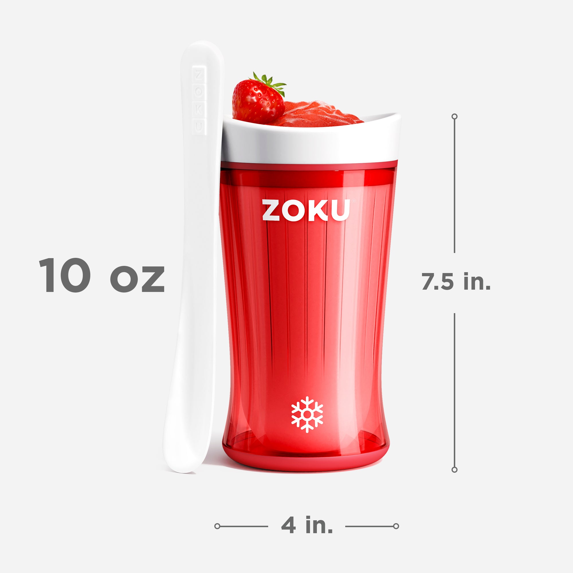 Red Jumbo Slush & Shake Maker | Quick Freeze Drink Maker for Home