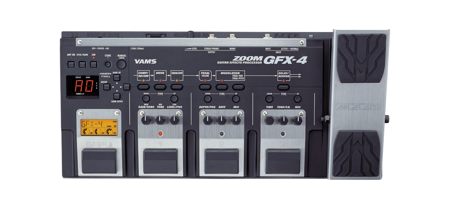 GFX-4 Guitar Effects Processor | Zoom