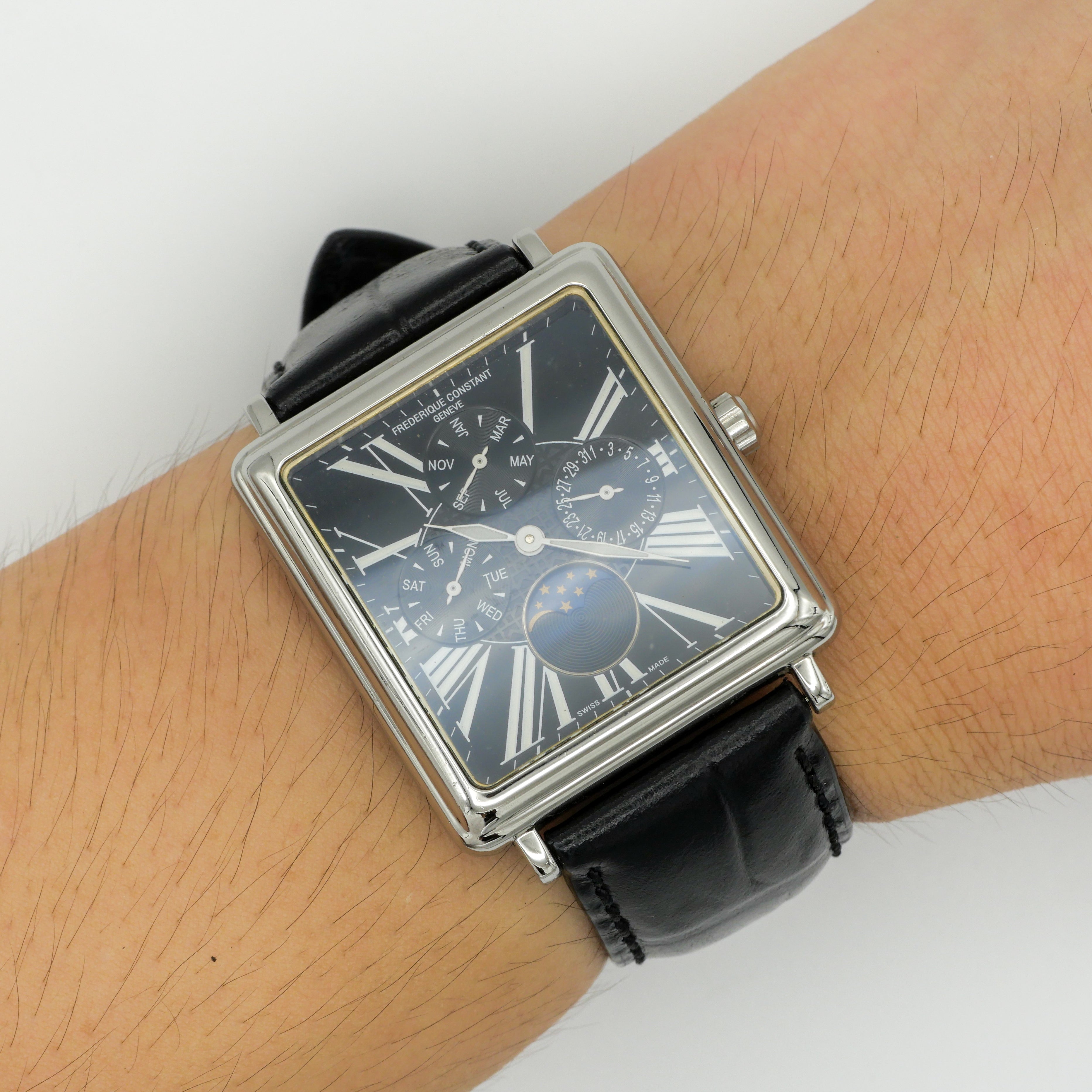 FREDERIQUE CONSTANT CLASSICS CARREE MOONPHASE REF. FC265X3C5/6